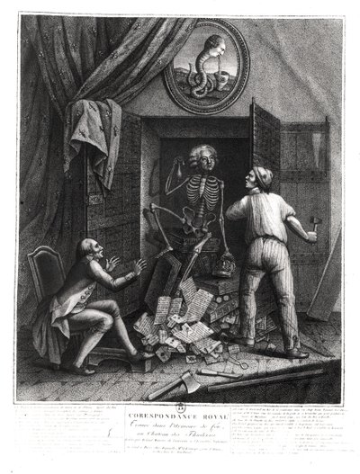 Opdagelsen af den kongelige korrespondance i Tuilerierne af French School